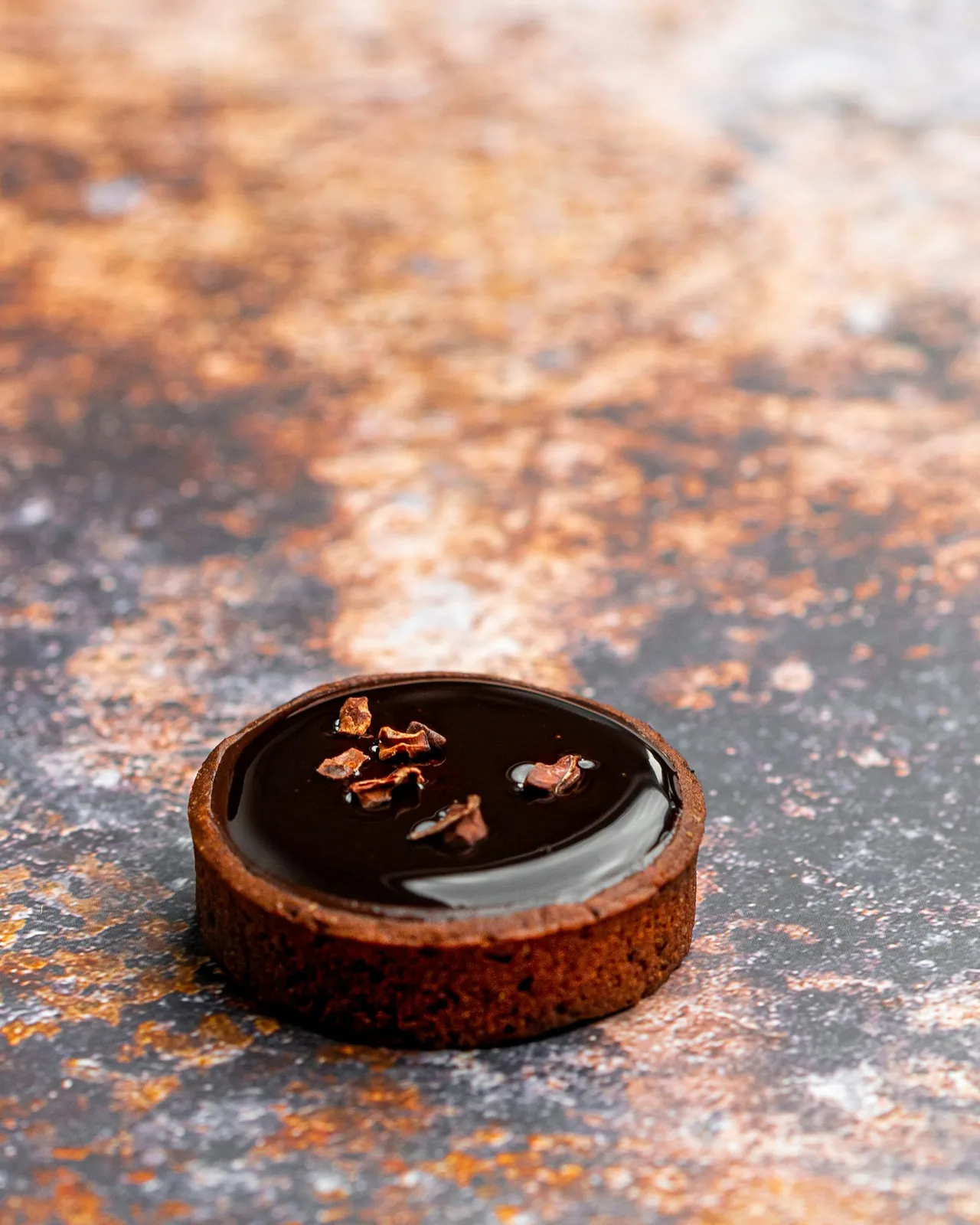 Round tart shell – Chocolate